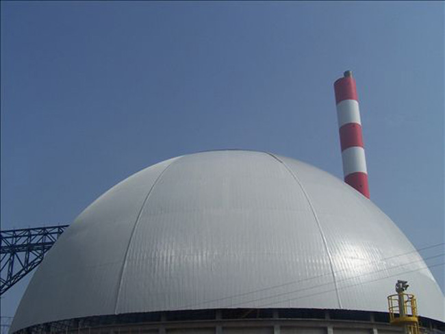 球形發電廠網架工程