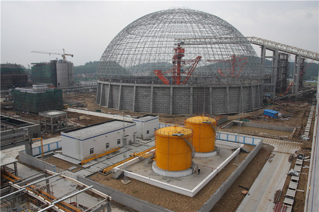 發電廠網架結構