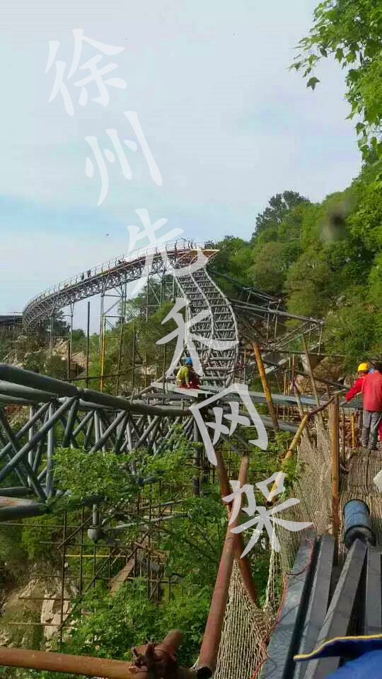 少華山蟠龍道網架
