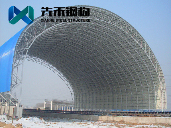 河南中鋁自備熱電廠干煤棚網架