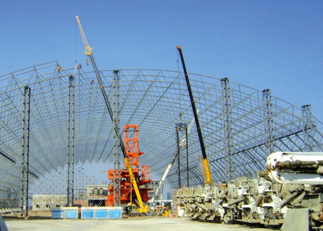 發電廠干煤棚網架