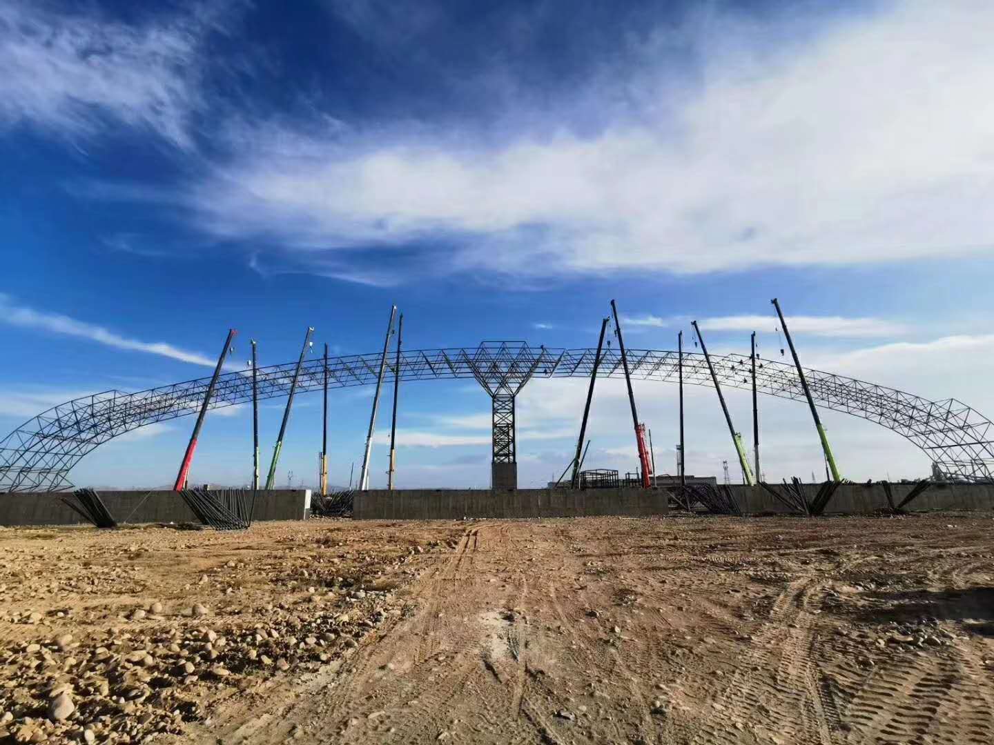 葫蘆島熱電廠網架